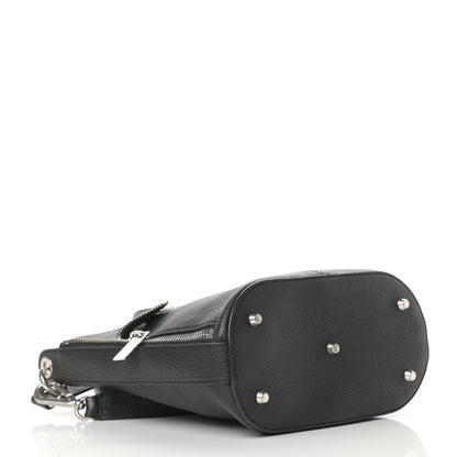 Alexander McQueen Calfskin De Manta Shoulder Bag Black 4 of 10