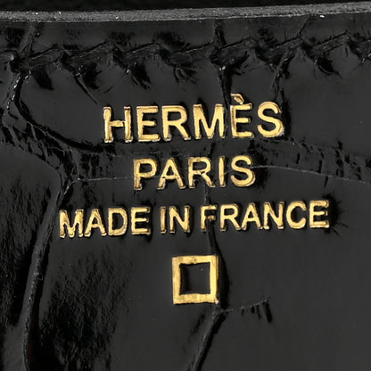 Hermes Shiny Alligator Constance 18 Black 7 of 12