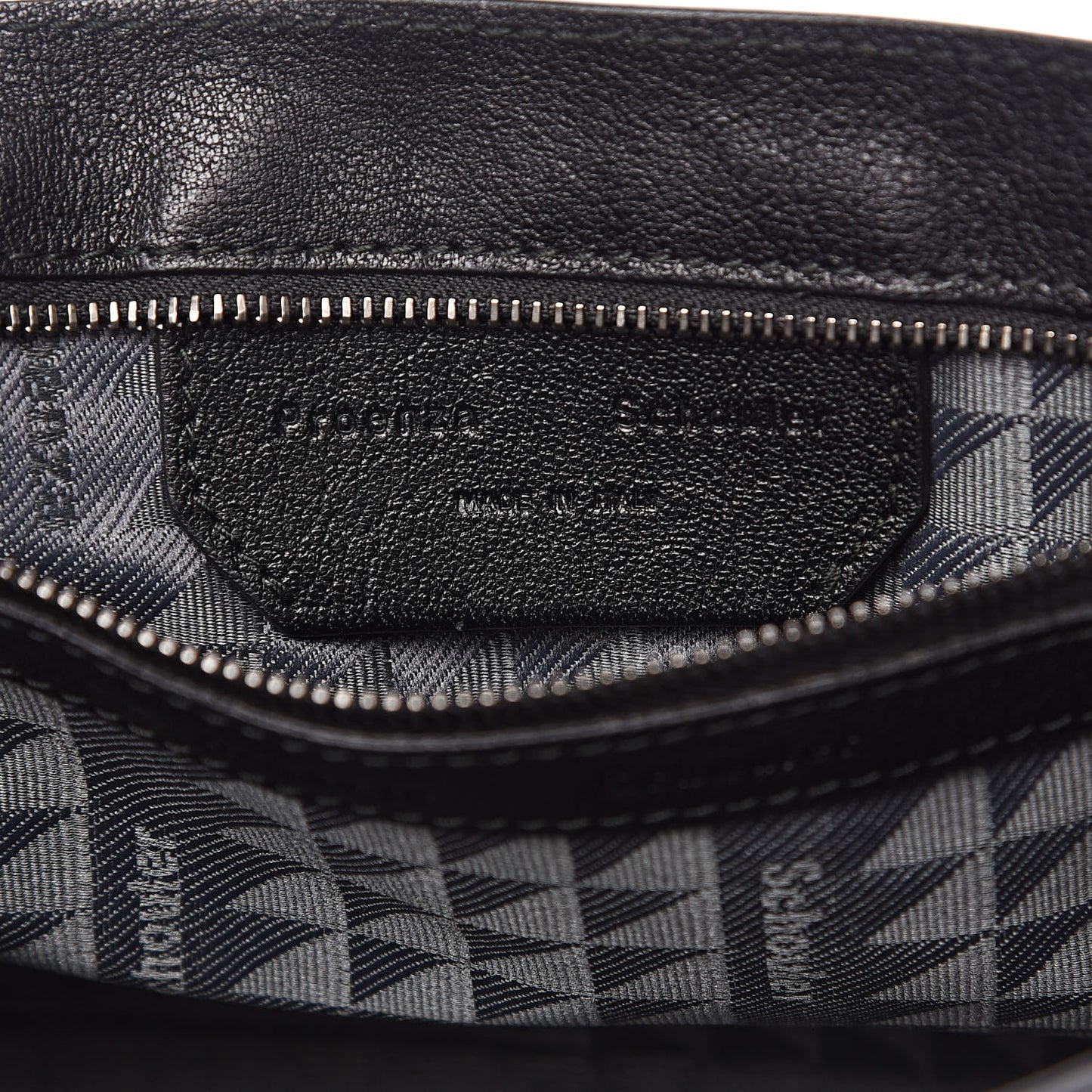 Lambskin Tiny Fringe Lux PS1 Satchel Black
