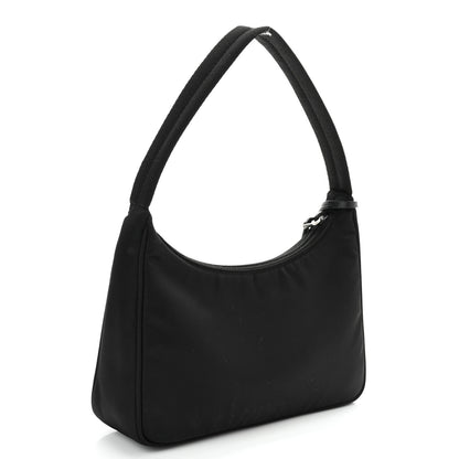 Prada Tessuto Nylon Mini Re-Edition 2000 Bag Black 2 of 10