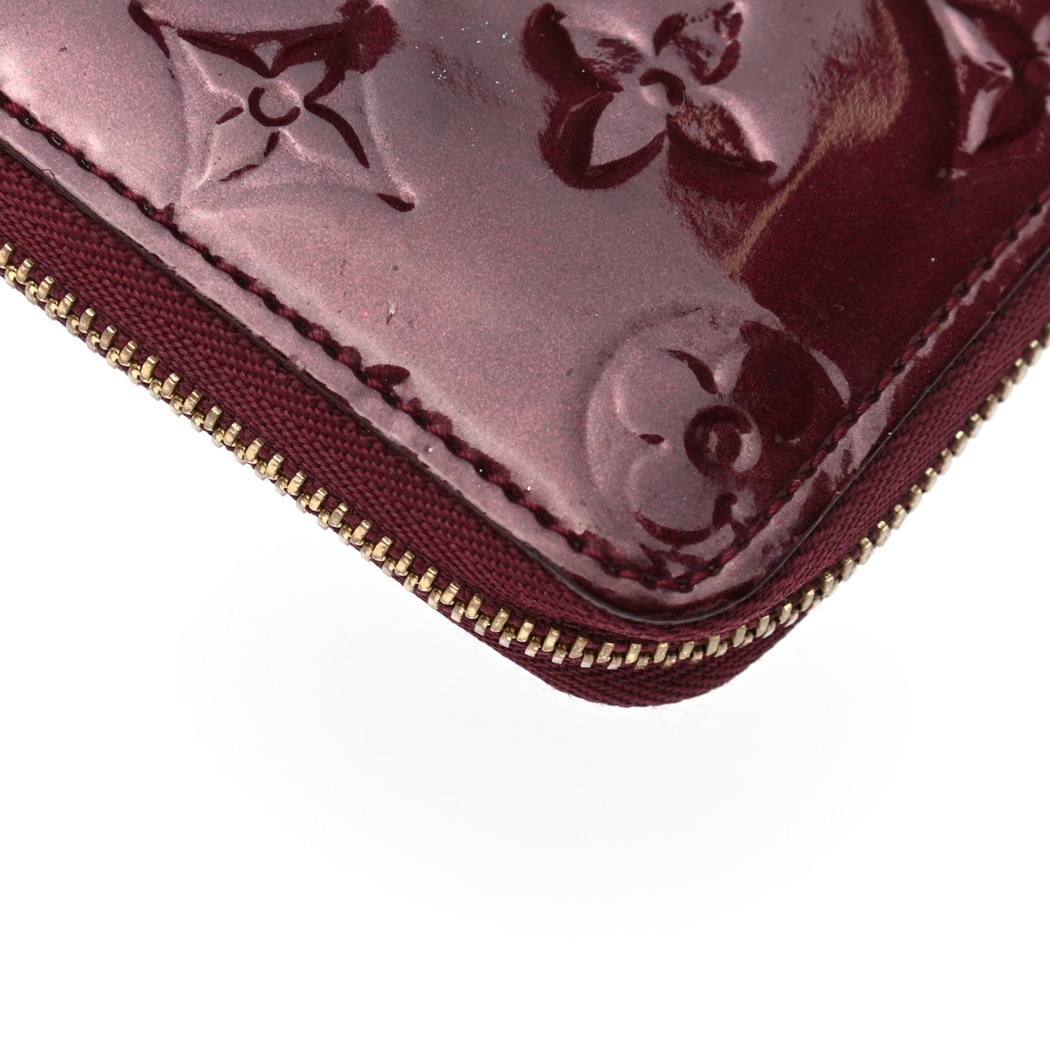 Louis Vuitton Vernis Zippy Coin Purse Wallet Rouge Fauviste 11 of 11