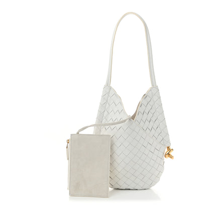 Bottega Veneta Nappa Intrecciato Small Solstice Hobo White 3 of 12