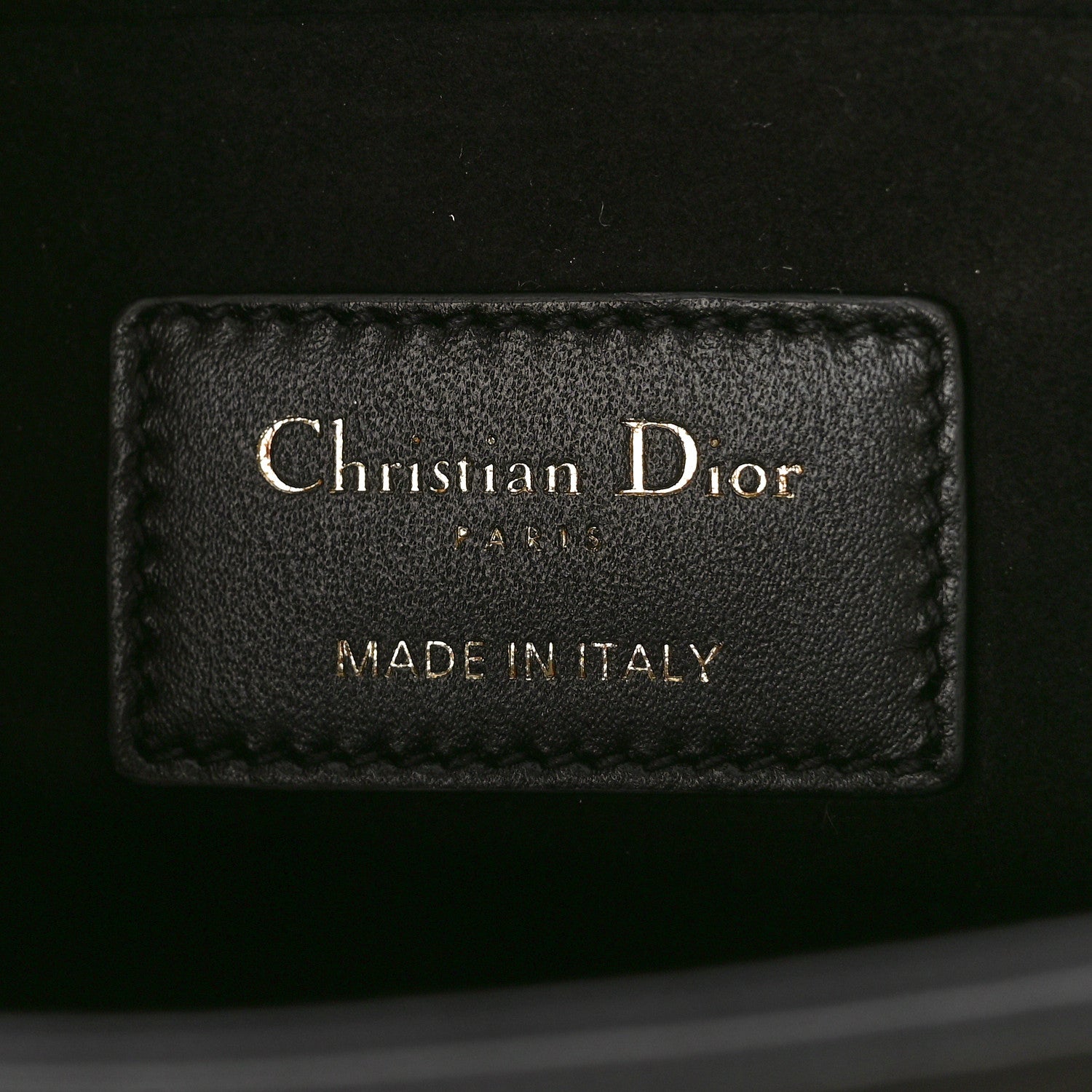Christian Dior Lambskin Cannage Pearl Studded Small Lady D-Joy Black 6 of 7