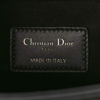Christian Dior Lambskin Cannage Pearl Studded Small Lady D-Joy Black 6 of 7