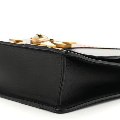 Gucci Nappa Elaphe GG Supreme Monogram Medium Osiride Shoulder Bag Black Bright Cuir Beige Ebony 10 of 10