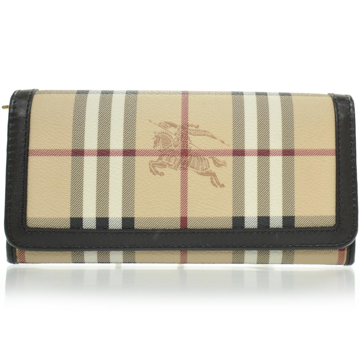 Haymarket Check Continental Wallet Brown