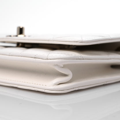 Chanel Lambskin Quilted Trendy CC Wallet On Chain WOC White 11 of 13