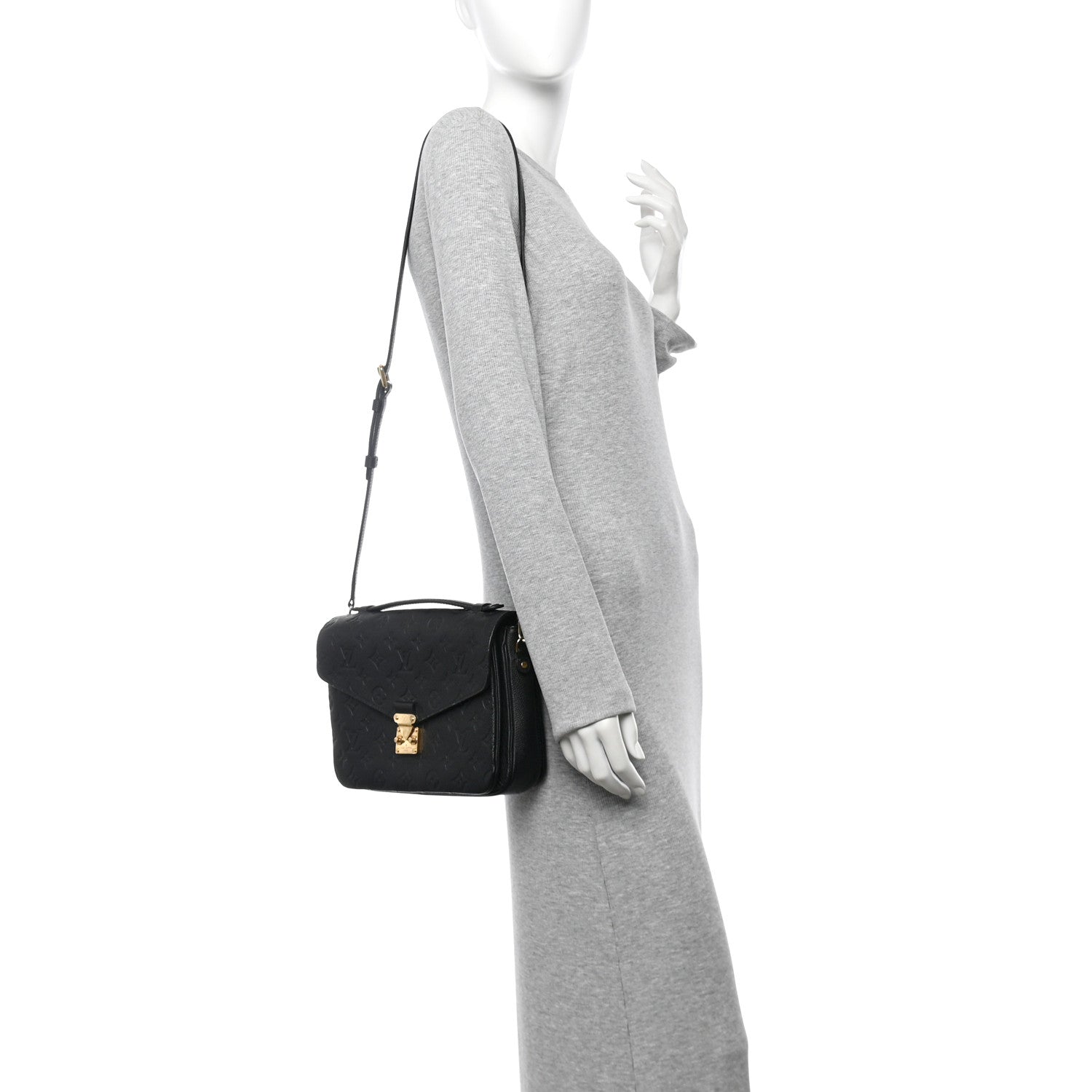 Louis Vuitton Empreinte Pochette Metis Black 2 of 9