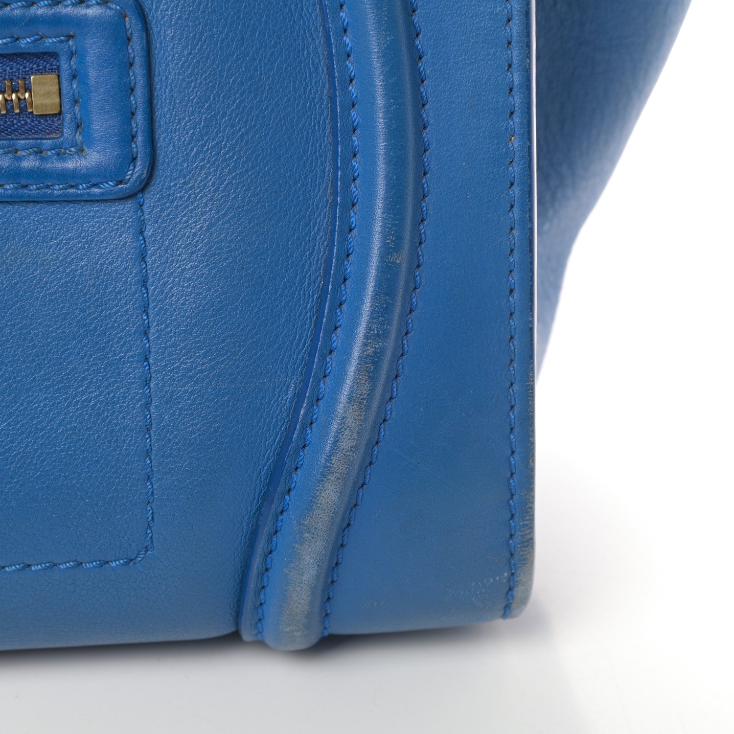 Celine Smooth Calfskin Mini Luggage Royal Blue 21 of 26