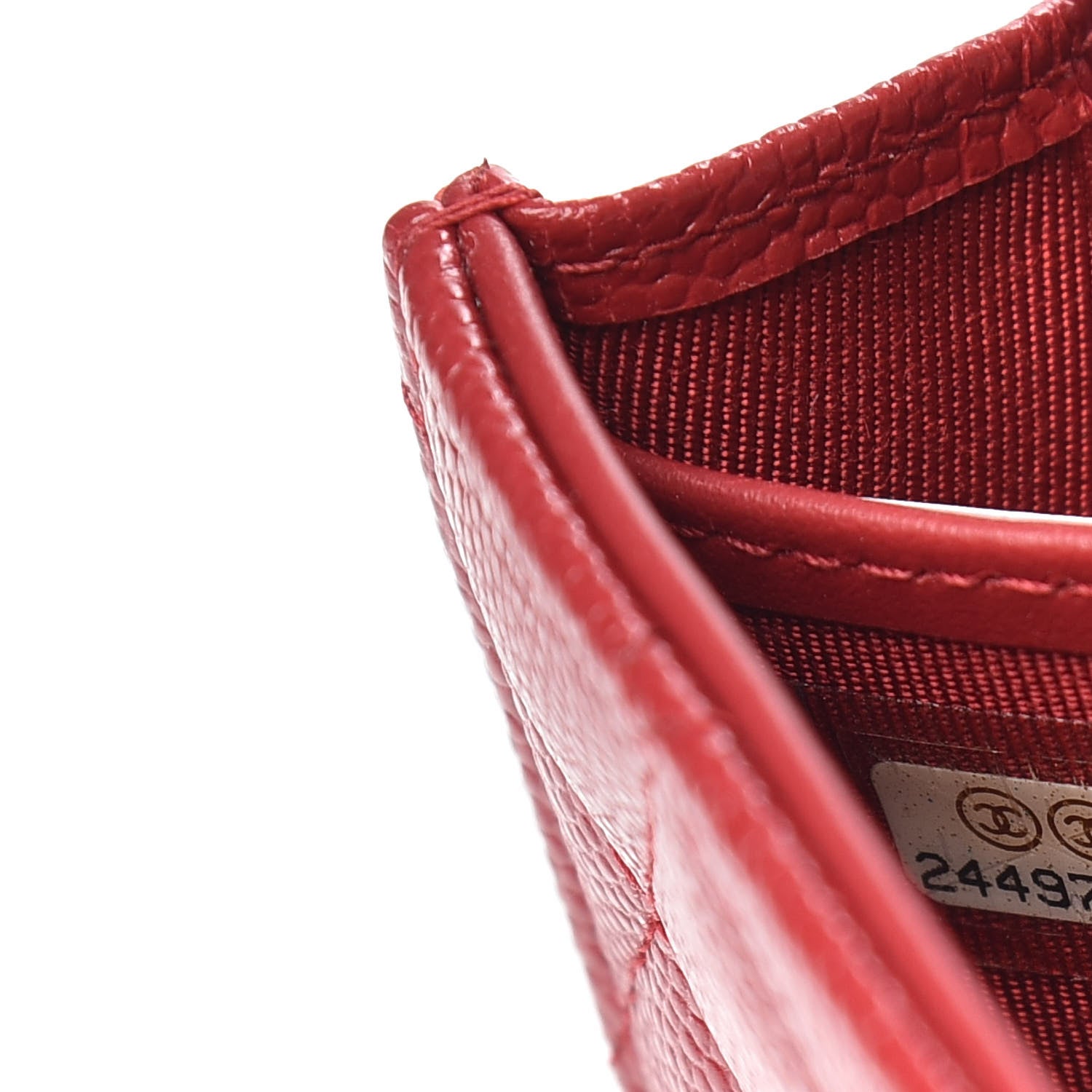 Chanel Caviar Quilted Large Flap Wallet Red 8 of 11