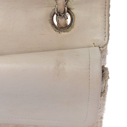 Chanel Tweed Medium Double Flap White 14 of 26