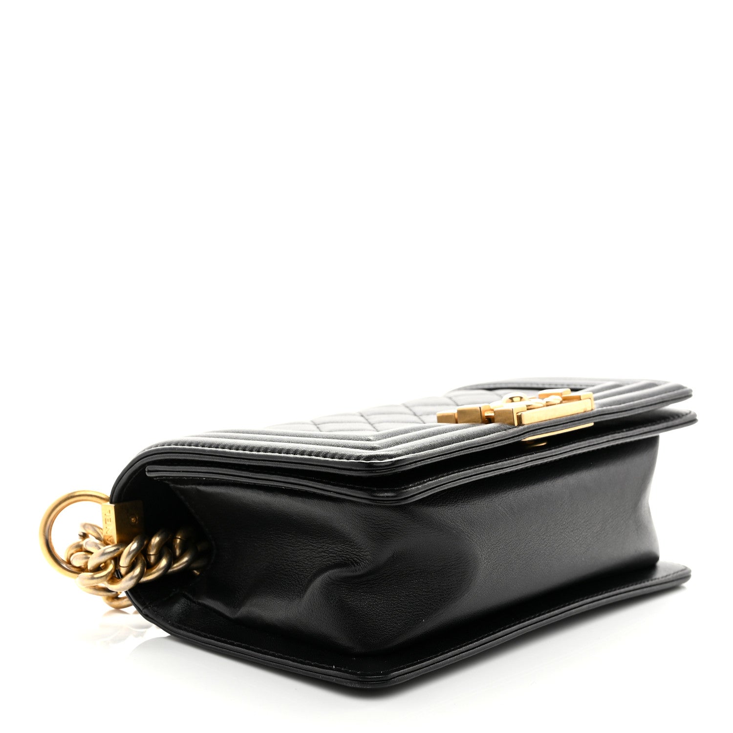 Chanel Lambskin Quilted Small Boy Flap Black 4 of 10