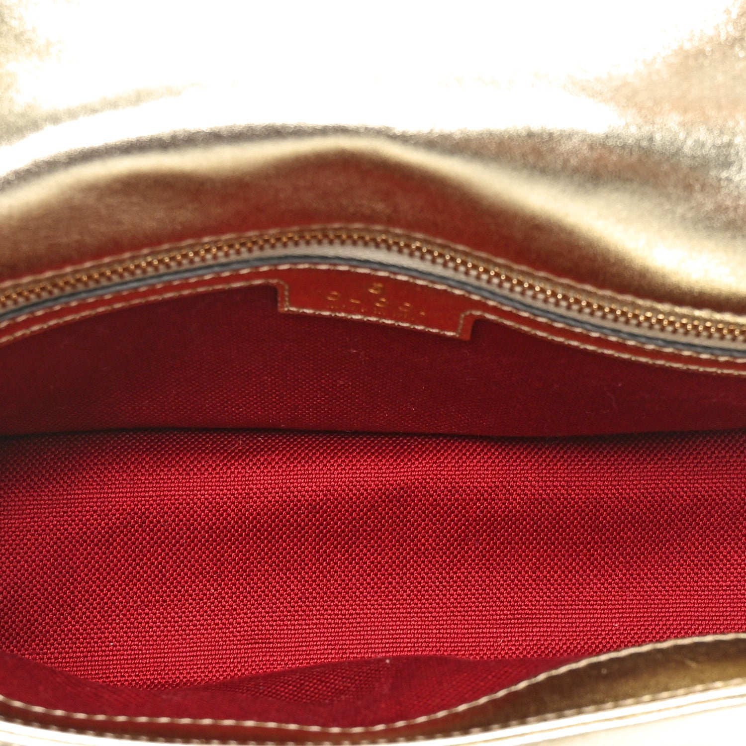 Gucci Metallic Calfskin Matelasse Small GG Marmont Shoulder Bag Platino 5 of 10