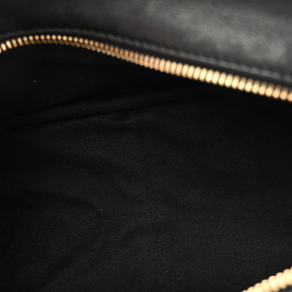 Versace Lambskin Tag Bowling Bag Black 5 of 15
