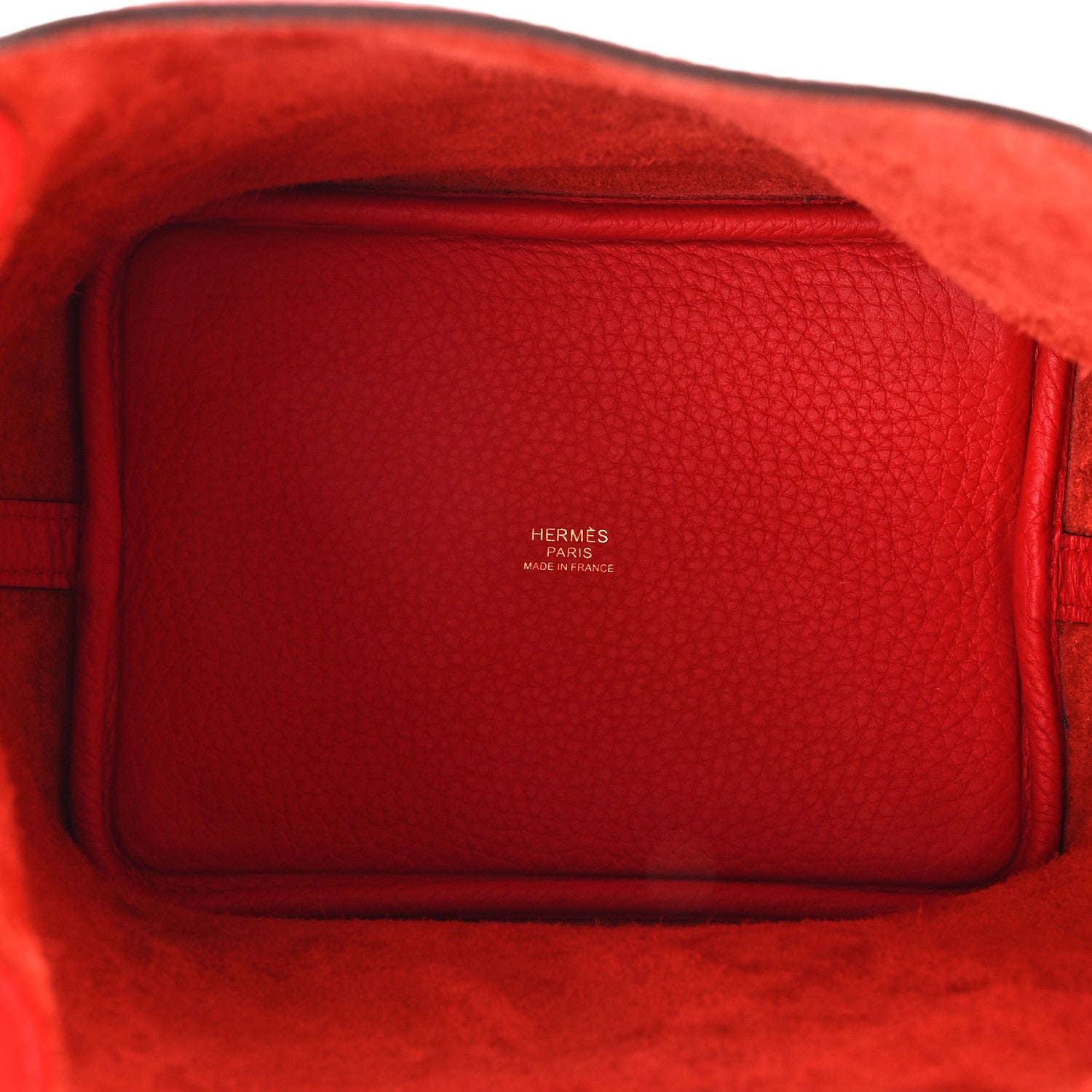 Hermes Taurillon Clemence Picotin Lock 18 PM Rouge Tomate 5 of 10