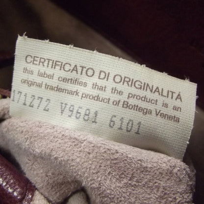 Bottega Veneta Nappa Intrecciato Tote Dark Red 10 of 11