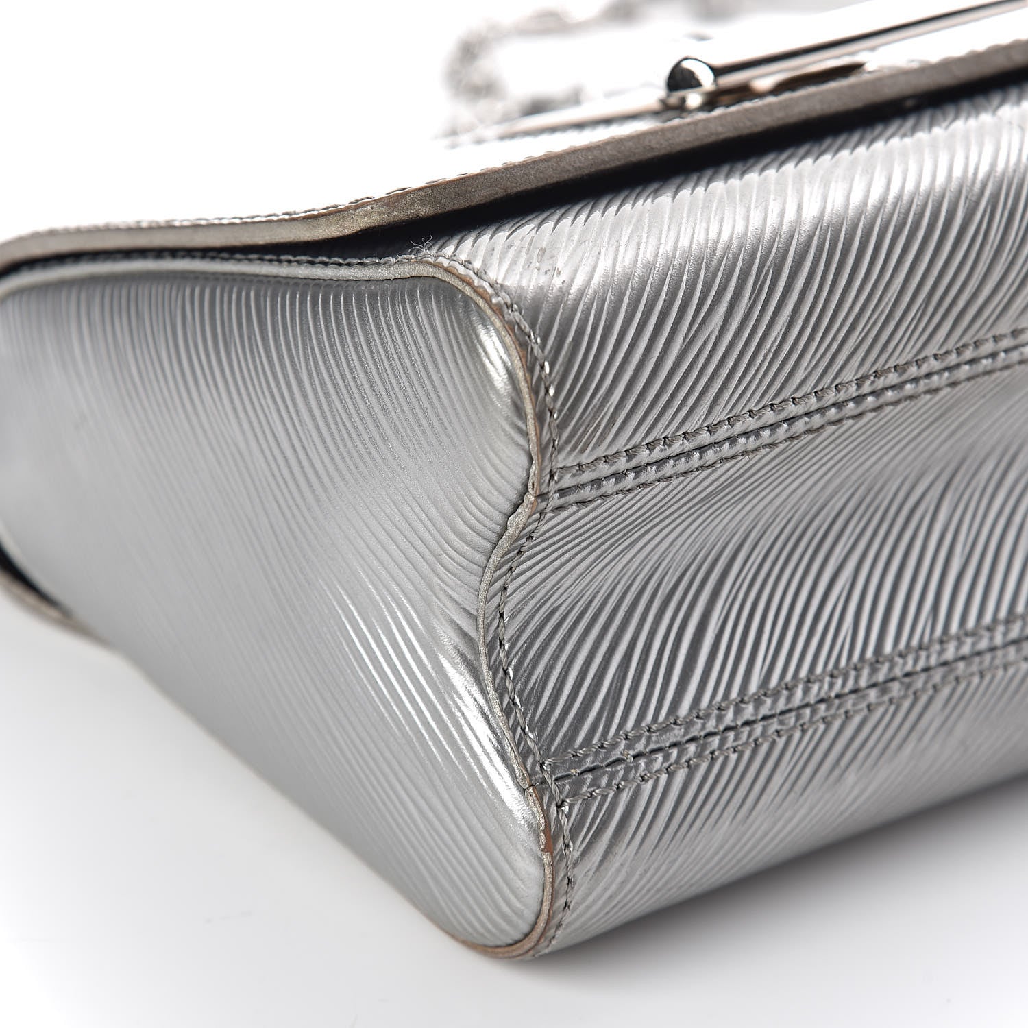 Louis Vuitton Epi Twist Shoulder Bag PM Argent 7 of 13
