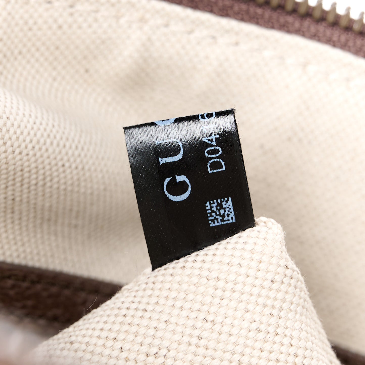 GG Supreme Monogram Textured Dollar Calfskin Web Small Ophidia Half Moon Hobo Beige Ebony New Acero