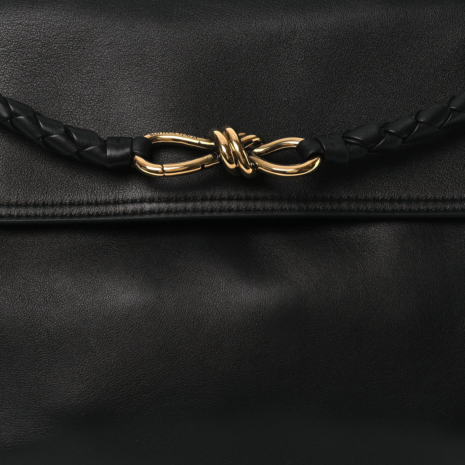 Bottega Veneta Silky Calfskin Medium Ciao Ciao Black 8 of 11