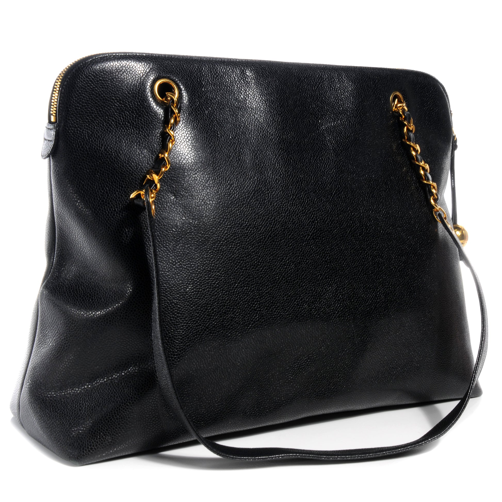 Chanel Caviar CC Shoulder Bag Black 3 of 8