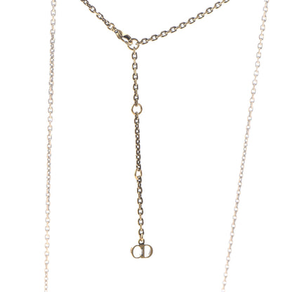 Christian Dior Metal J'adior D-Murrine Necklace Aged Gold Multicolor 5 of 5