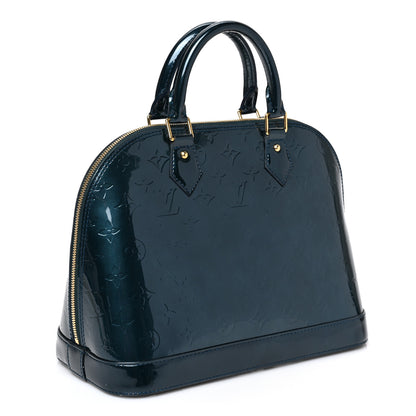 Louis Vuitton Vernis Alma PM Blue Nuit 2 of 7