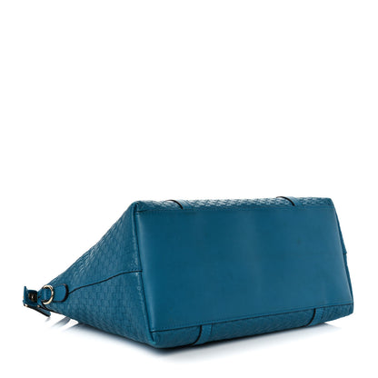 Gucci Soft Microguccissima Dome Satchel Deep Cobalt 4 of 11