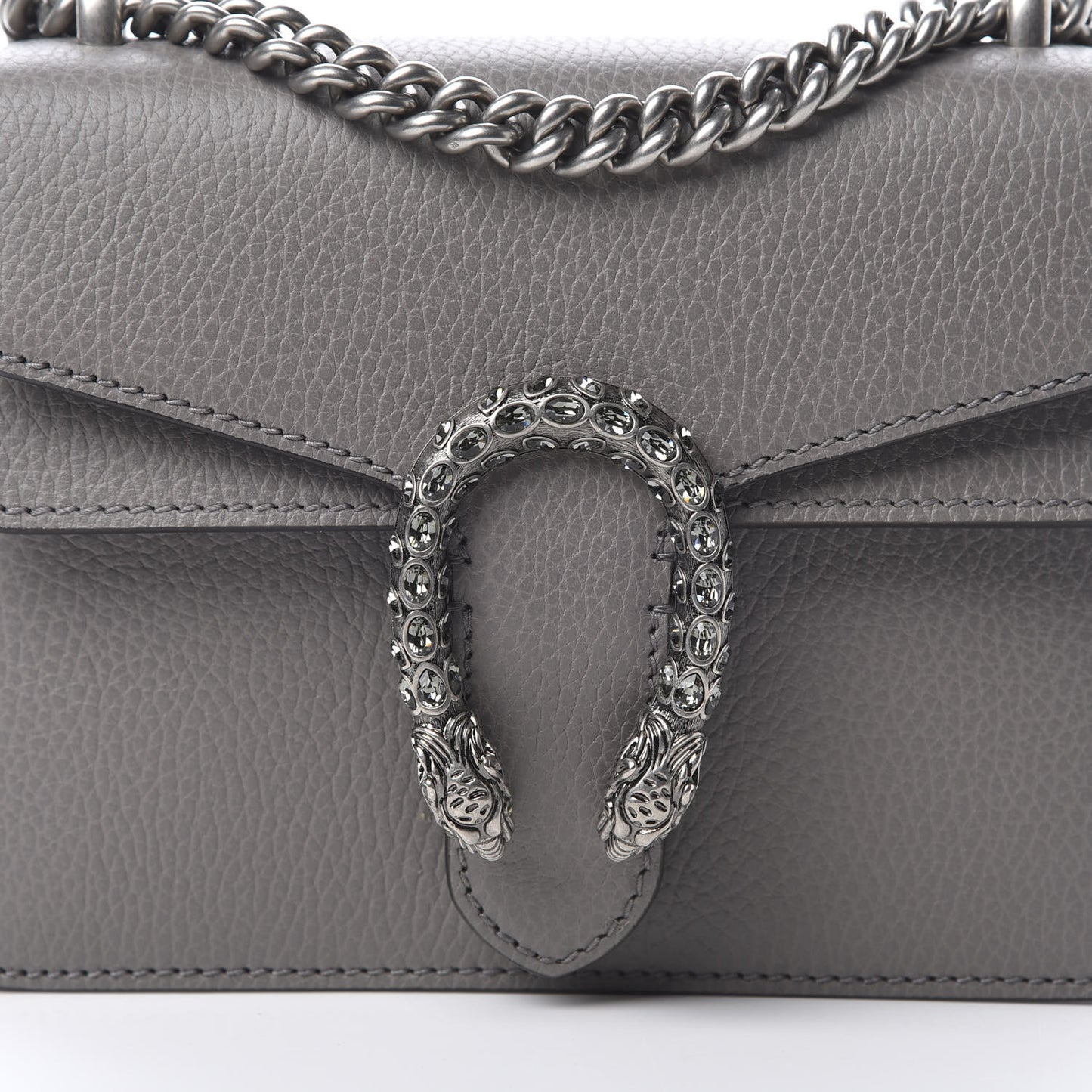 Calfskin Mini Dionysus Shoulder Bag Dusty Grey