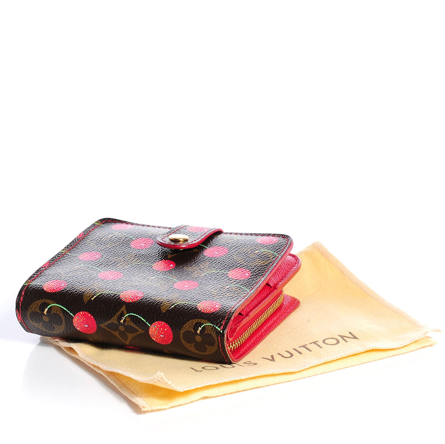 Monogram Cerises Compact Zippe Wallet