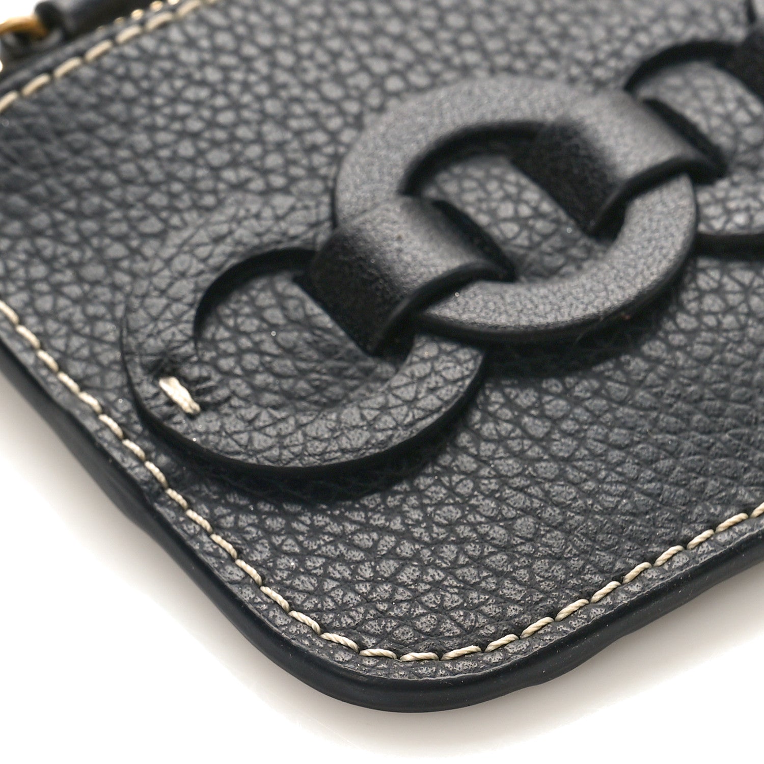 Chloe Grained Shiny Calfskin Small Darryl Coin Purse Black 6 of 7