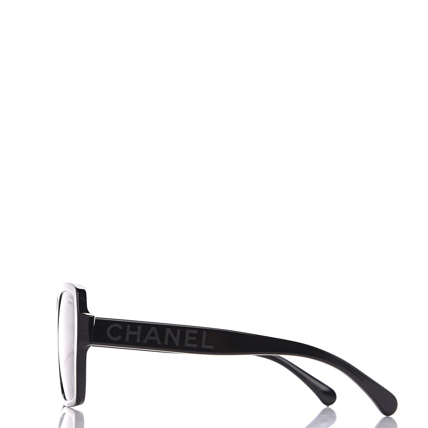 Chanel Acetate Polarized Square Sunglasses 5408 Black 3 of 7