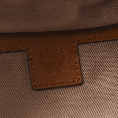 MCM Visetos Medium Fusten Belt Bag Cognac 8 of 8