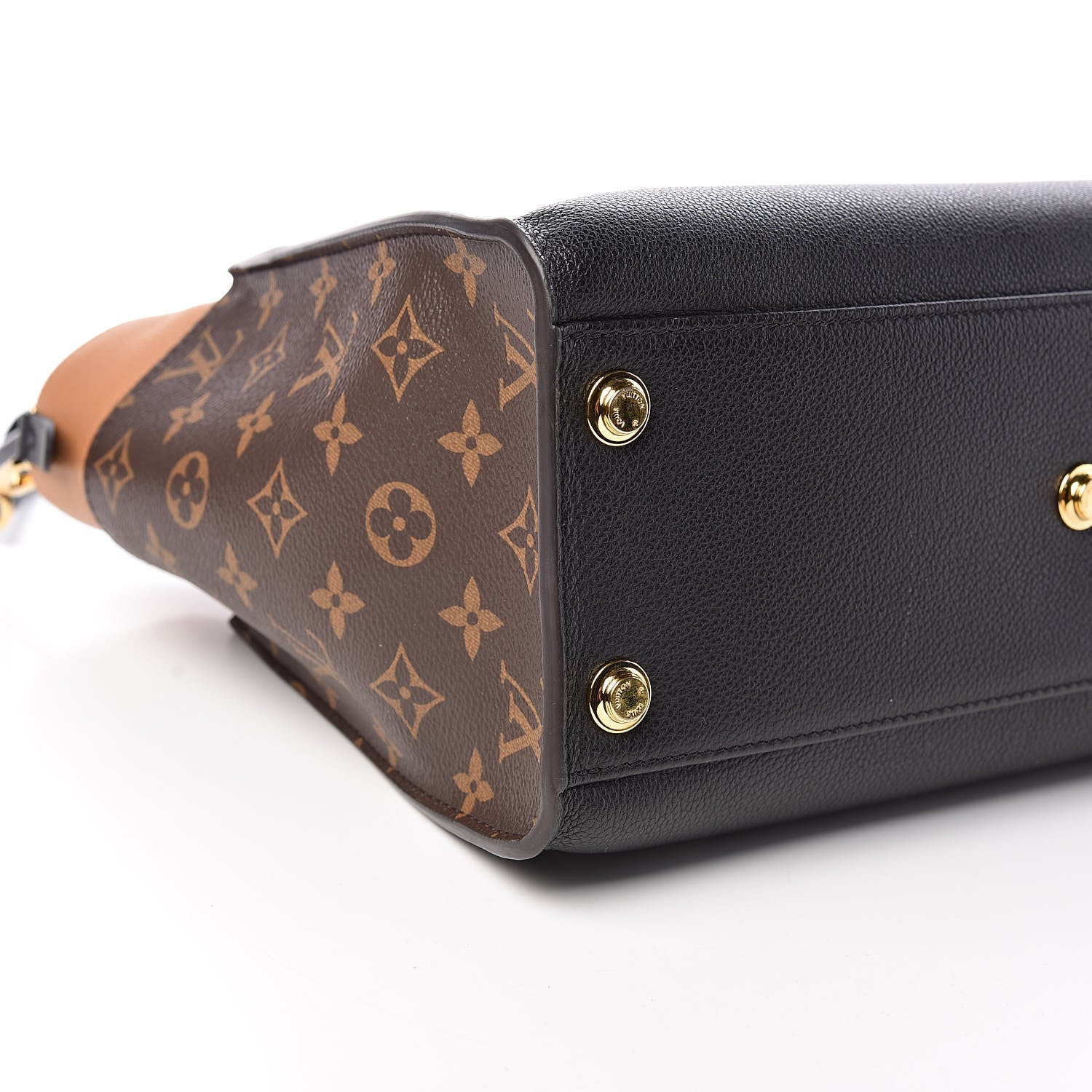 Louis Vuitton Calfskin Monogram On My Side Black 10 of 11