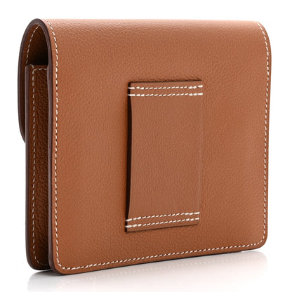 Hermes Evercolor Roulis Slim Wallet Gold 4 of 10