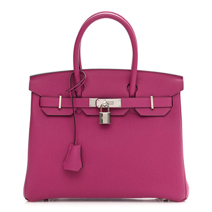 Hermes Togo Birkin 30 Rose Pourpre 1 of 11