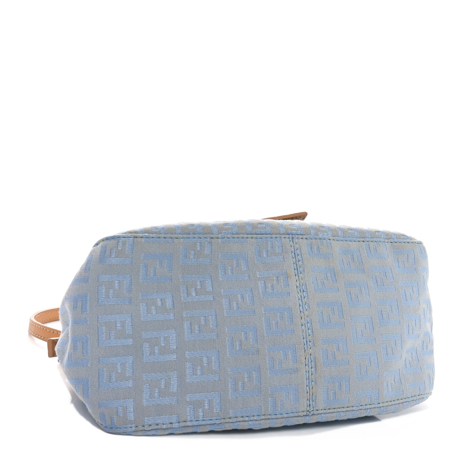 Fendi Zucchino Mini Mama Baguette Blue 4 of 9