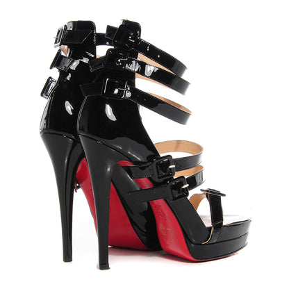 Christian Louboutin Patent Differa 140 Platform Sandals 40.5 Black 4 of 6