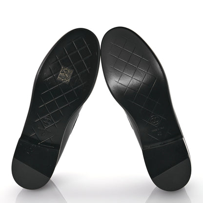Chanel Lambskin Quilted CC Turnlock Loafers 40 Black 5 of 9