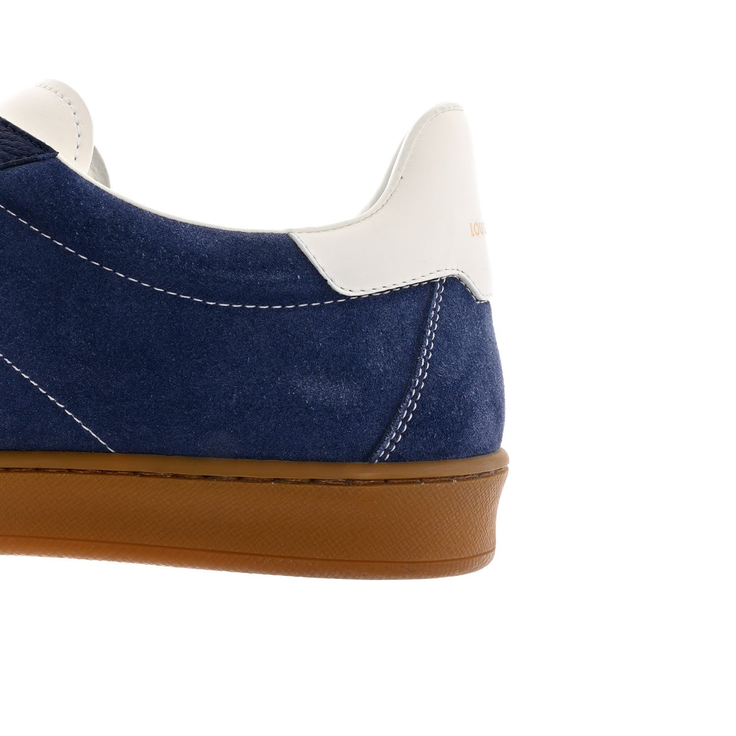 Louis Vuitton Suede Mens Sneakers 9 Blue White 9 of 11
