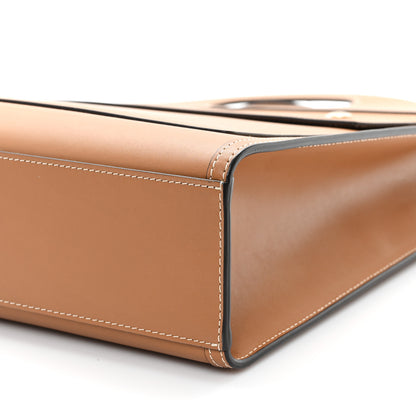 Burberry Smooth Calfskin Medium Pocket Bag Maple Brown 9 of 9