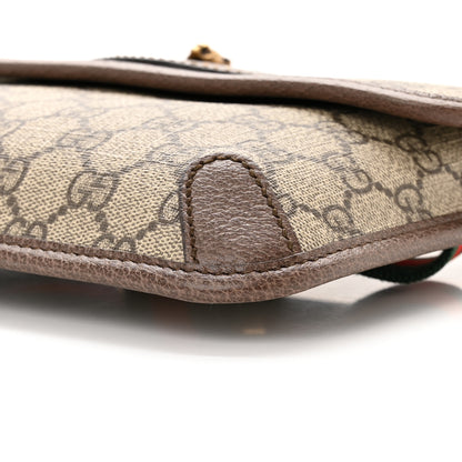 Gucci GG Supreme Monogram Neo Vintage Web Belt Bag Brown 11 of 11
