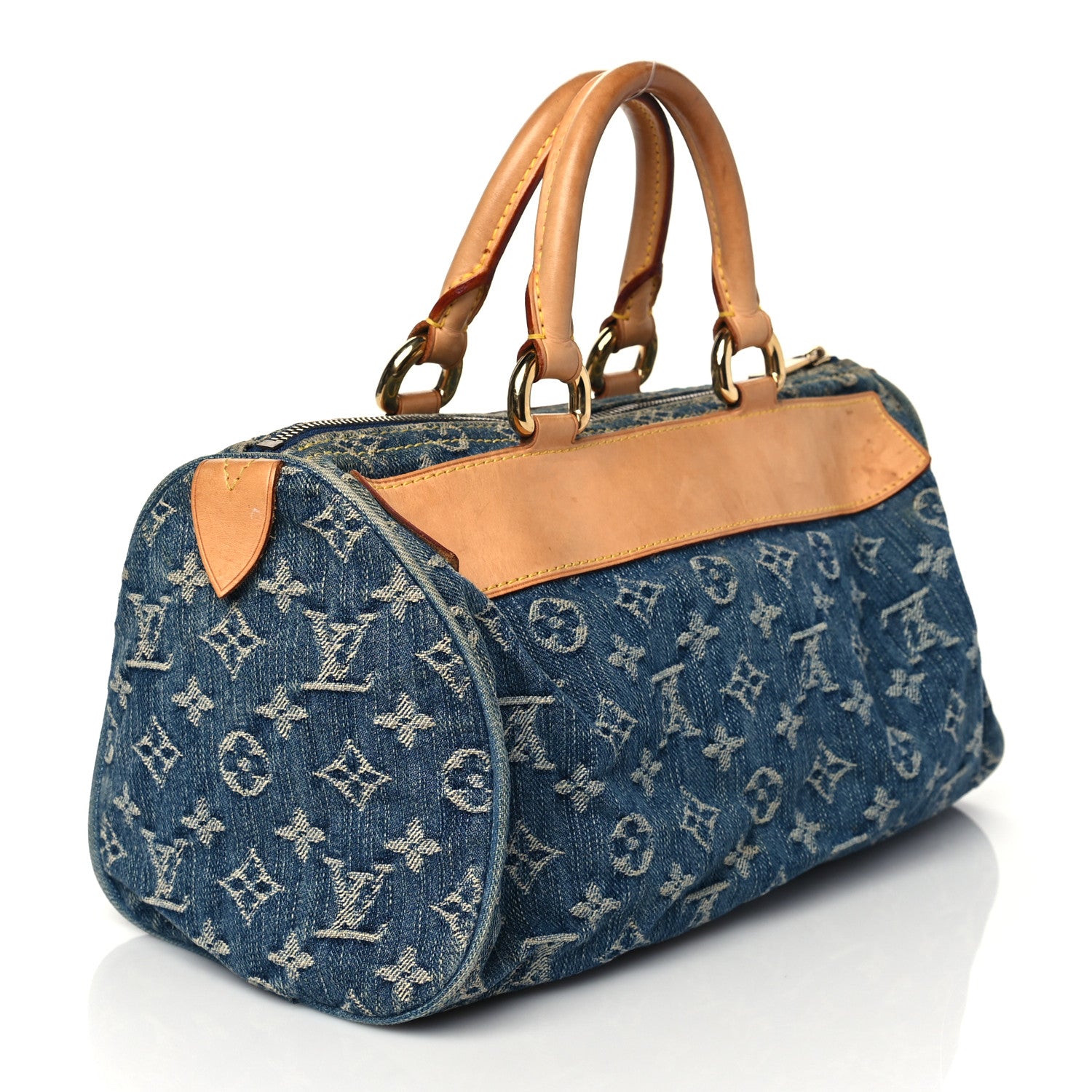 Louis Vuitton Monogram Denim Neo Speedy Blue 3 of 12