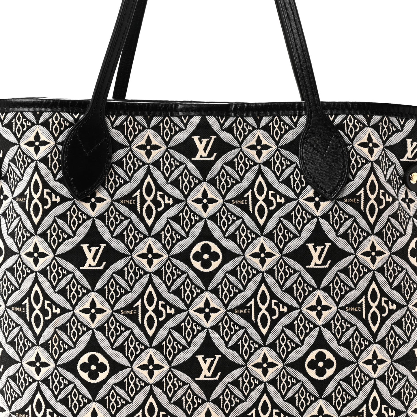 Jacquard Since 1854 Neverfull MM Grey