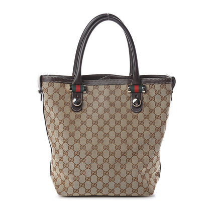 Gucci GG Monogram Medium Match Ball Tote Dark Brown 1 of 8