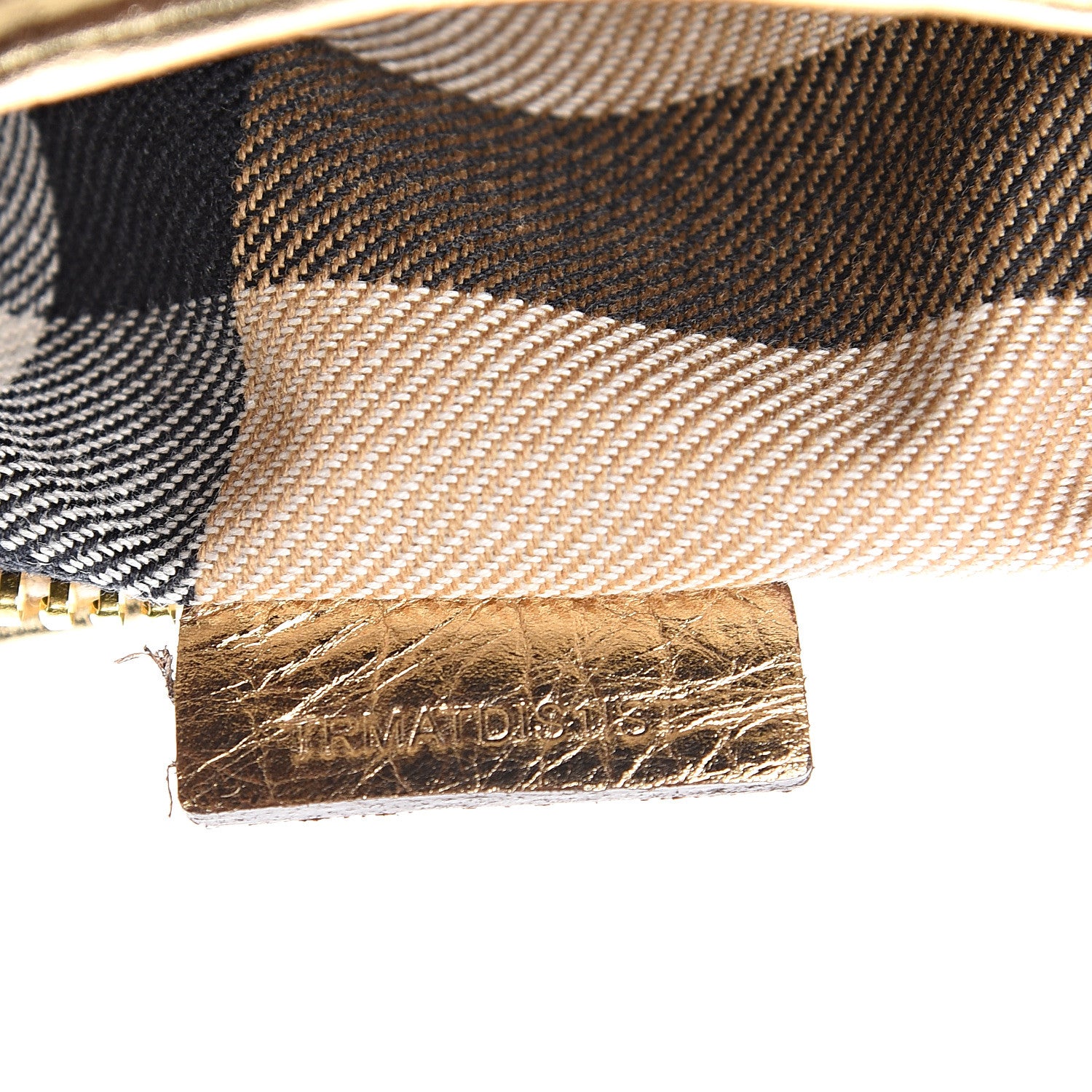 Burberry Metallic Calfskin Shoulder Bag Gold 7 of 10