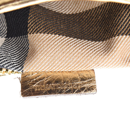 Burberry Metallic Calfskin Shoulder Bag Gold 7 of 10