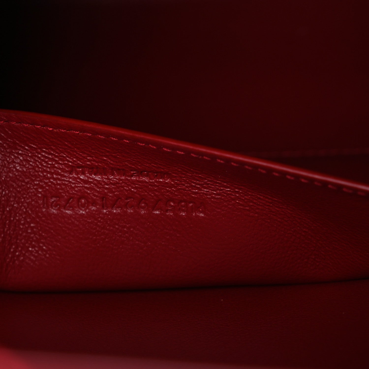 Saint Laurent Smooth Calfskin Manhattan Shoulder Bag Rouge Eros 7 of 14