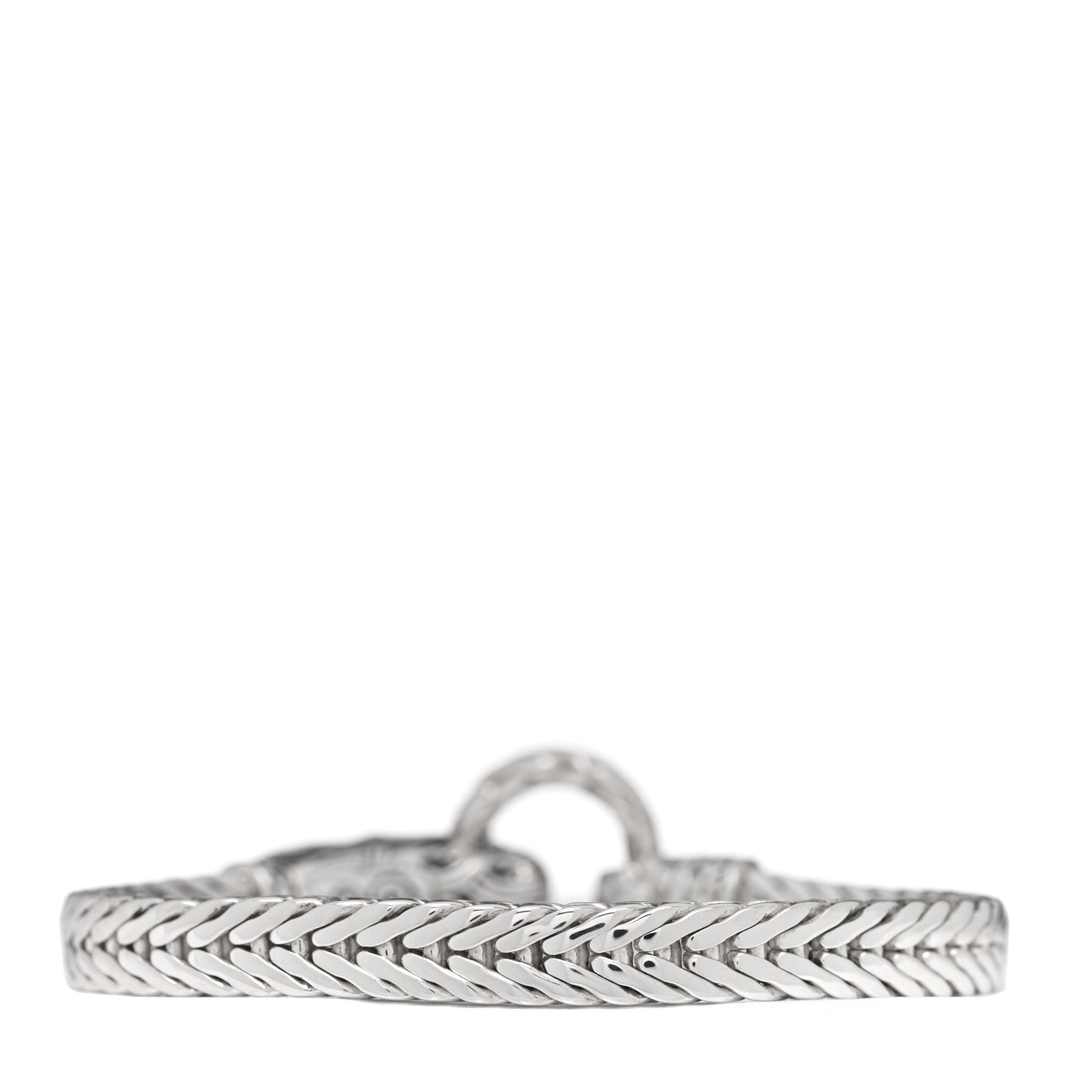 John Hardy Sterling Silver Black Sapphire Legends Naga Station Bracelet 2 of 5
