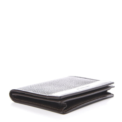 Burberry Smoked Check Bi-Fold Wallet Black Brown 4 of 8