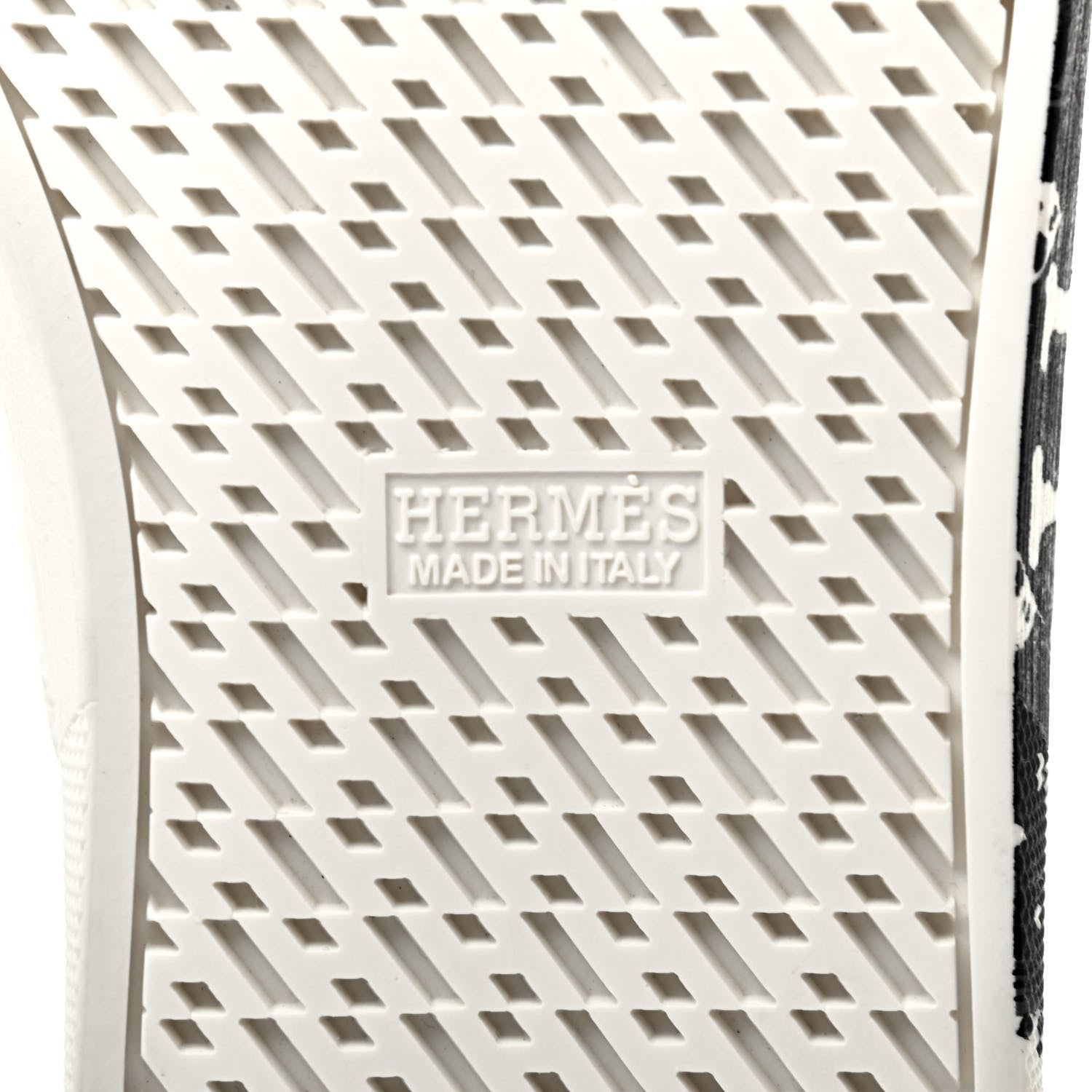 Hermes Swift Peinture Fraiche Womens Quicker Sneakers 38 White Black 7 of 8